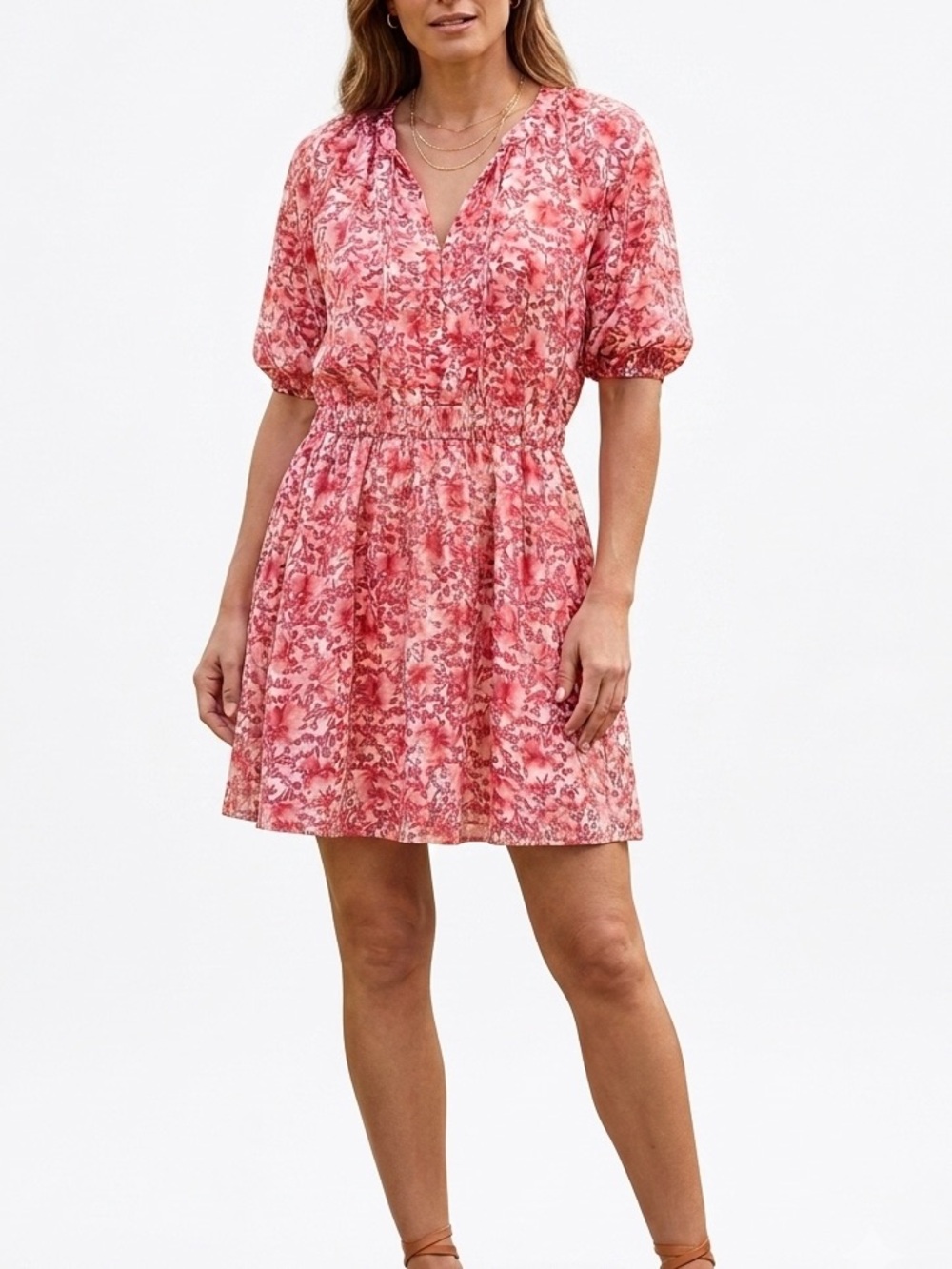 BB Dakota by Steve Madden Pink Floral Dress